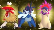All three of Hisui's starters will be available during Pokemon GO Tour Sinnoh (Image via The Pokemon Company)
